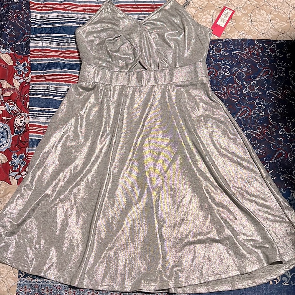 Silver Xhilaration dress size XS